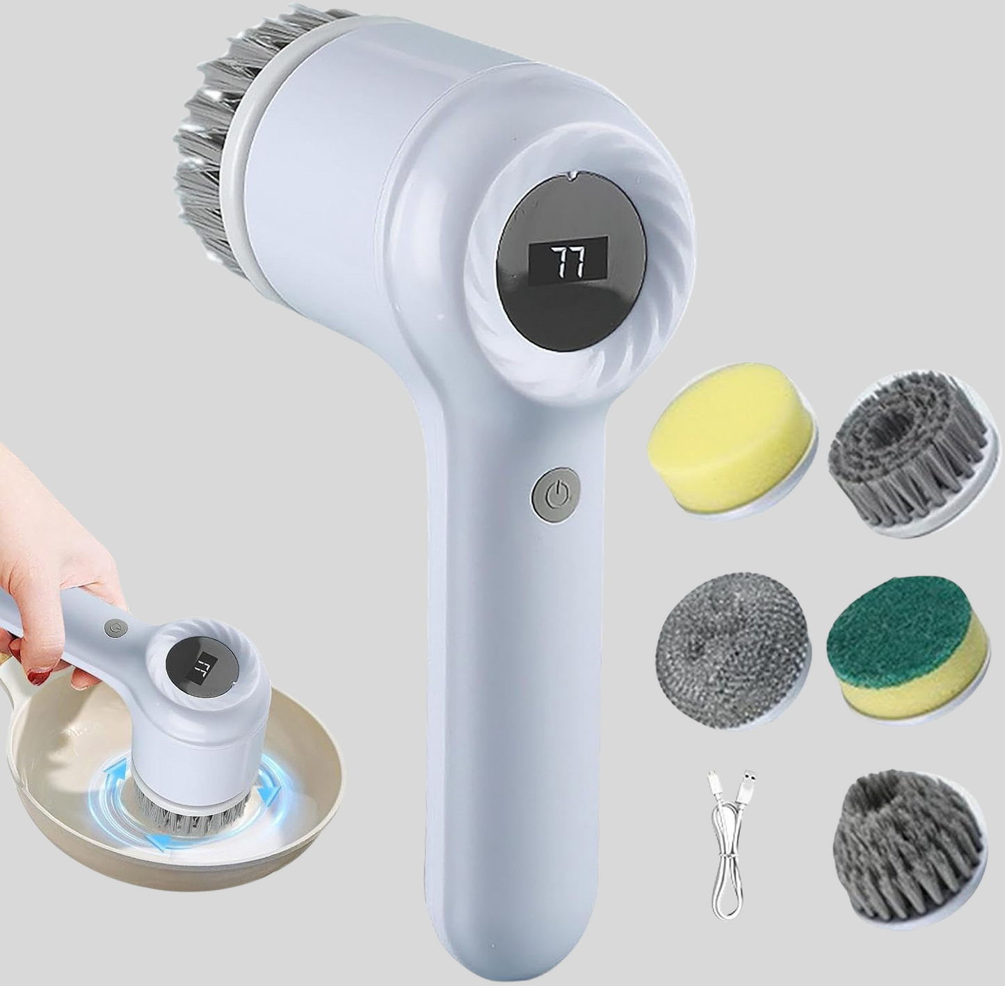 Cepillo Eléctrico De Limpieza 5 en 1